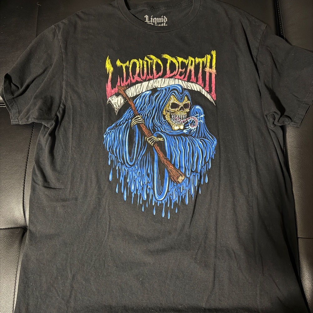 Liquid death Black Graphic T-Shirt